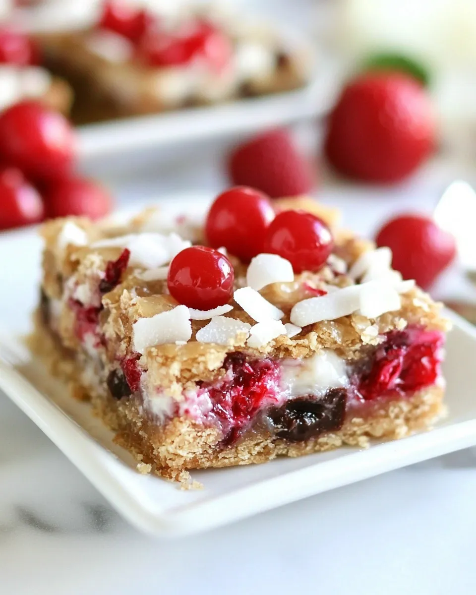 Classic Cherry Coconut Magic Bars image