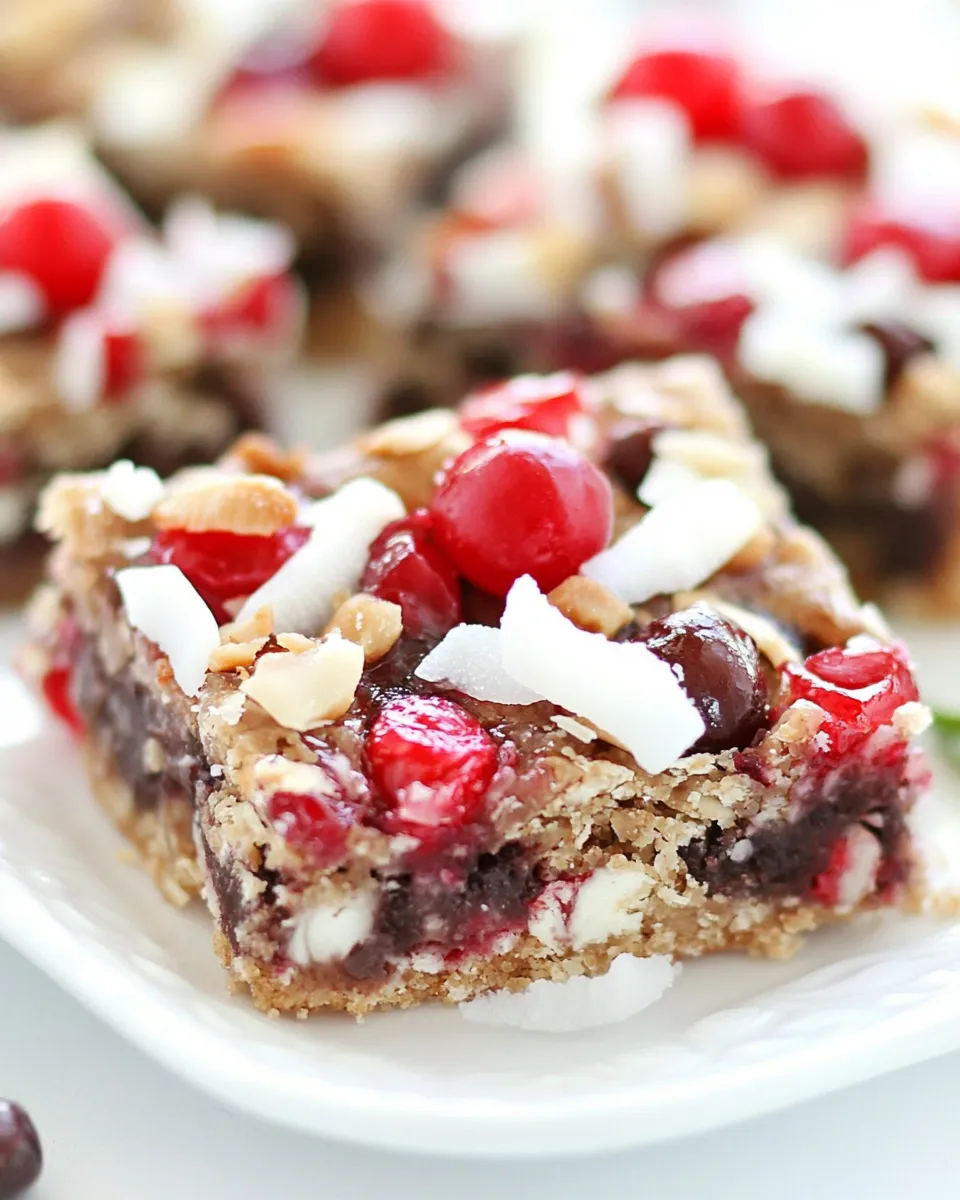 Easy Cherry Coconut Magic Bars recipe photo