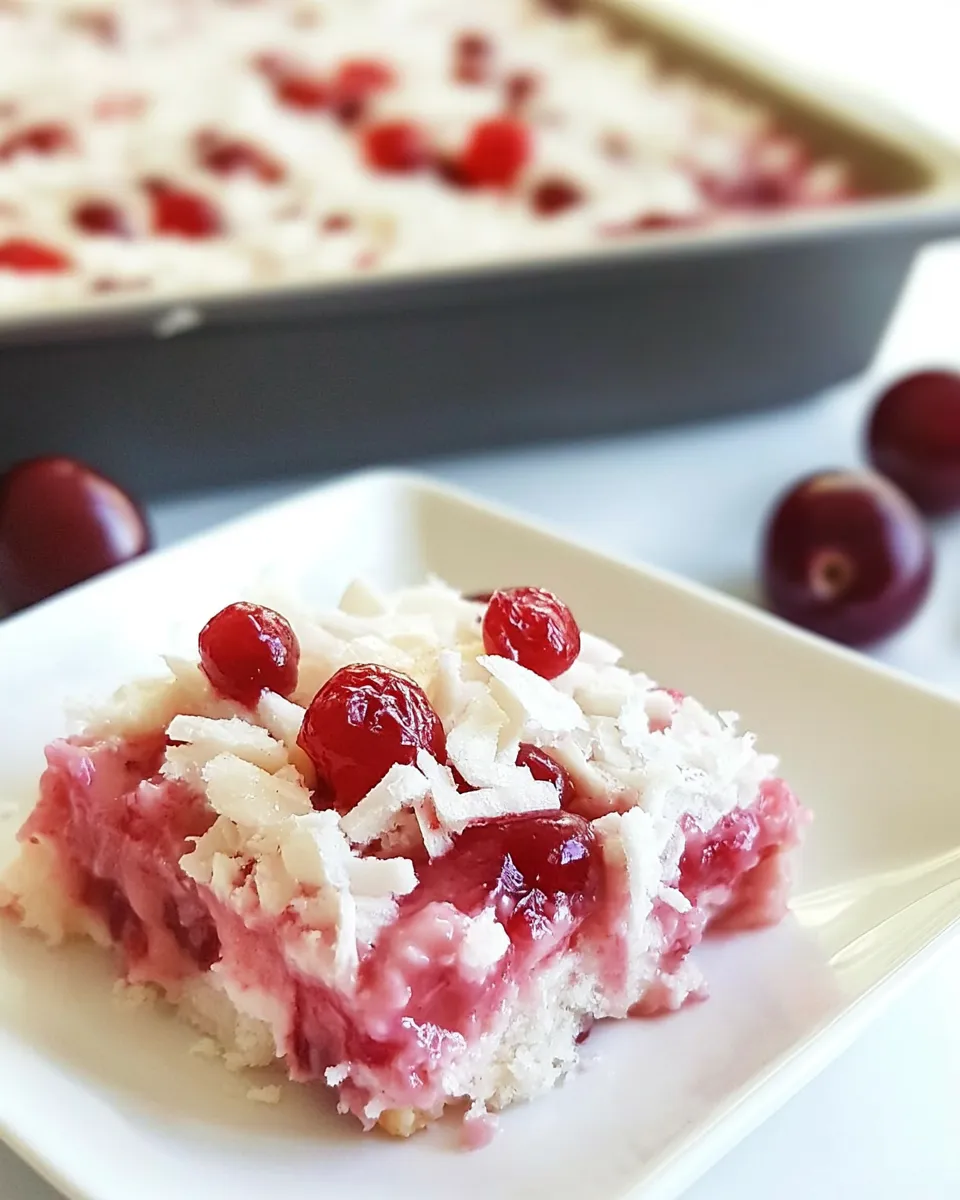 Classic Cherry Ripe Slice image