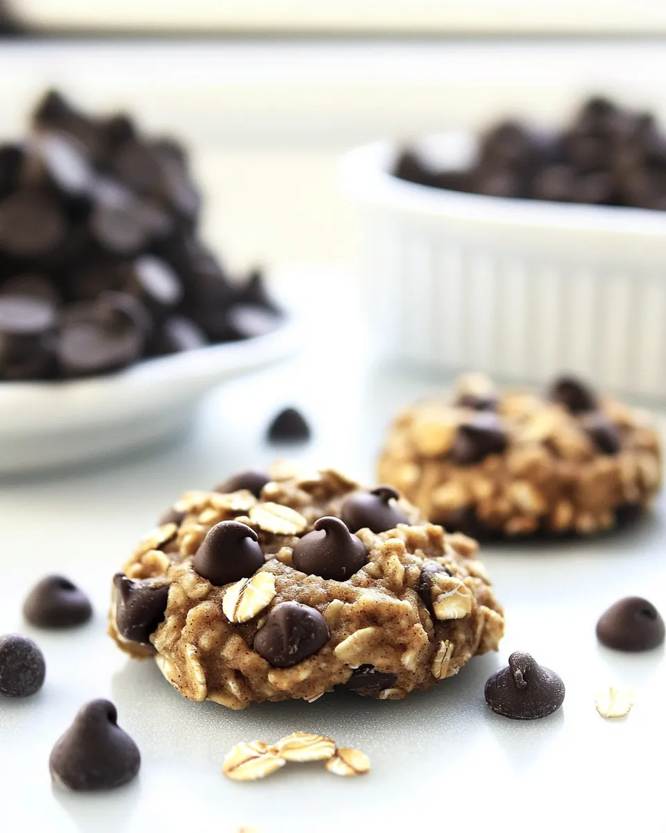 Easy Chewy Chocolate Chip Oatmeal Breakfast Cookie recipe photo