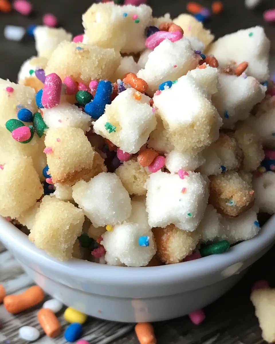Tasty Chex Funfetti Cake Batter Buddies shot
