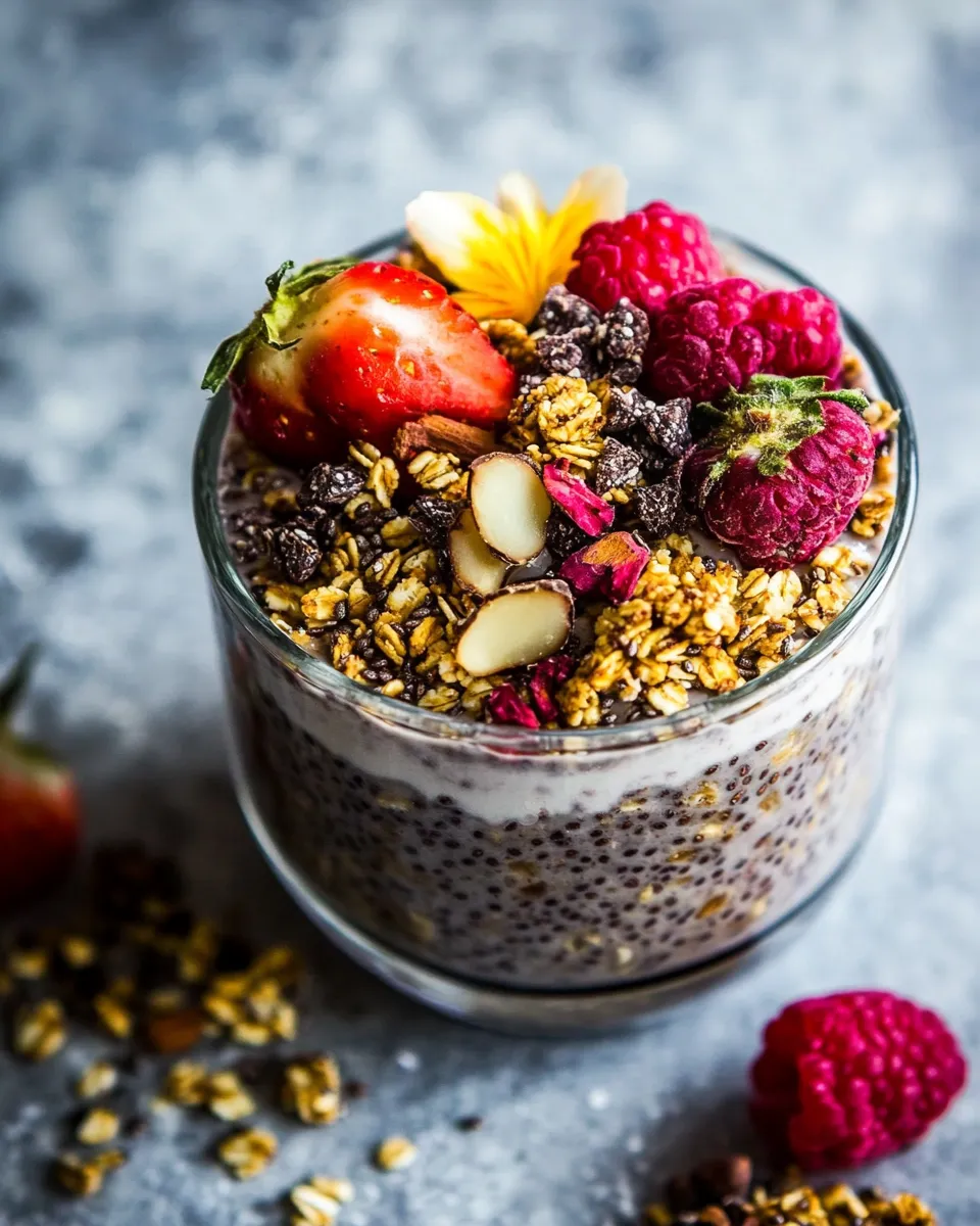 Classic Chia Pudding with Grain Free Granola. dish image