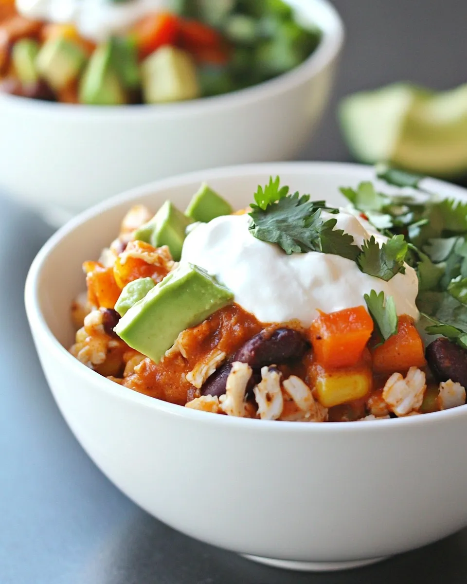 Tasty Chicken Enchilada Bowl dish photo