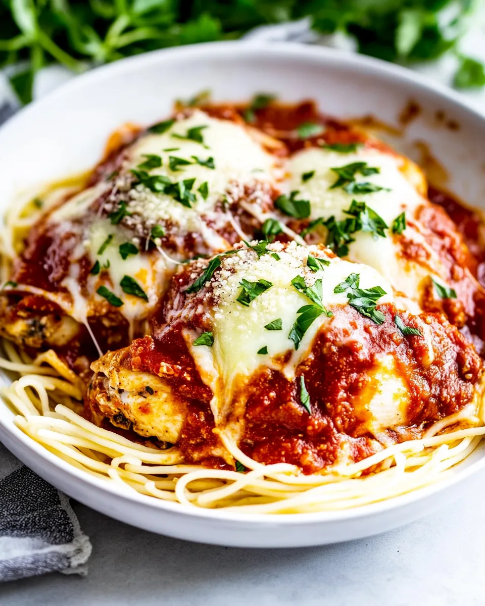 Quick Chicken Parmesan with 5 Minute Marinara recipe photo