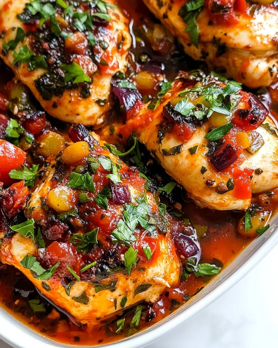 Homemade Chicken Puttanesca photo