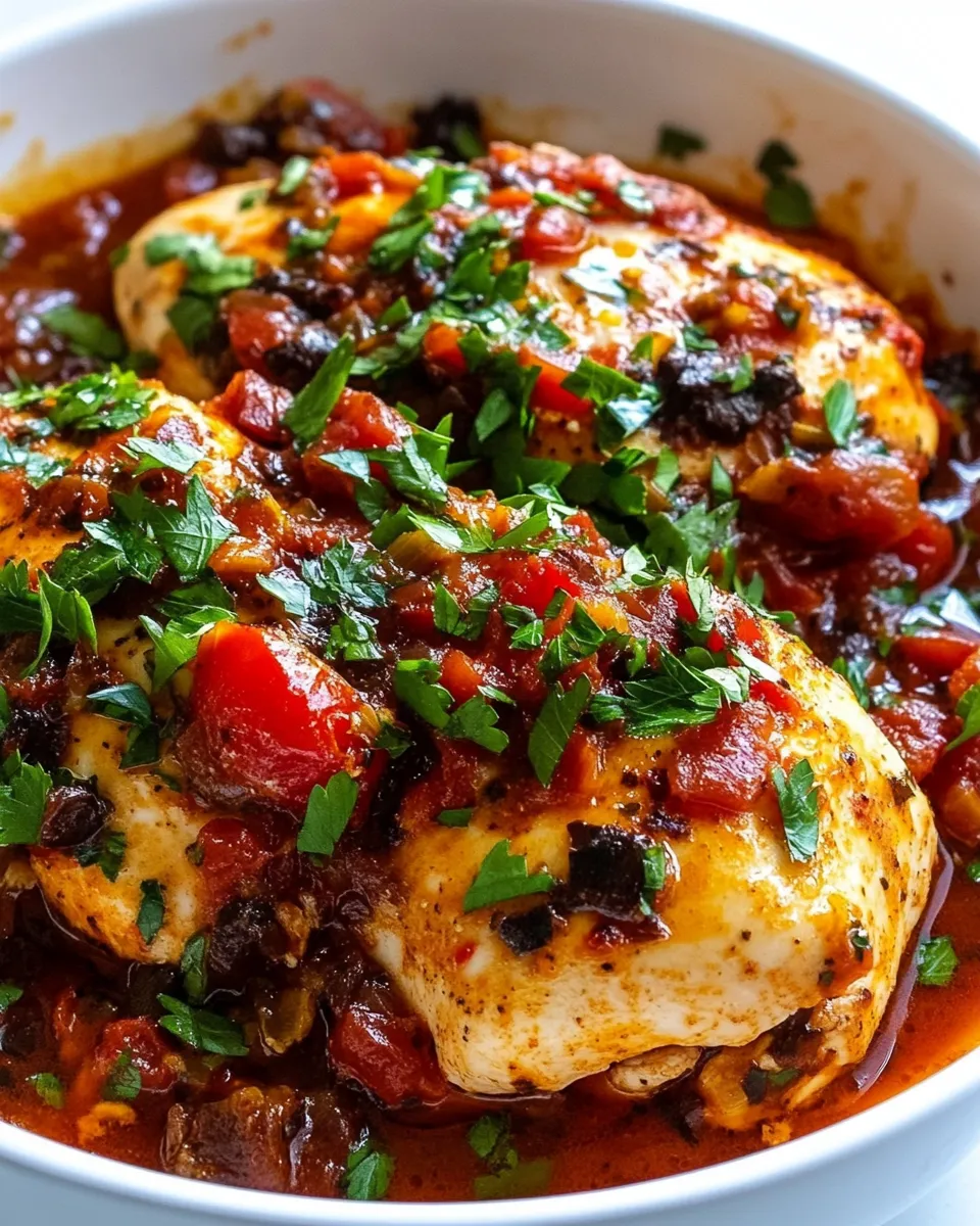 Classic Chicken Puttanesca image