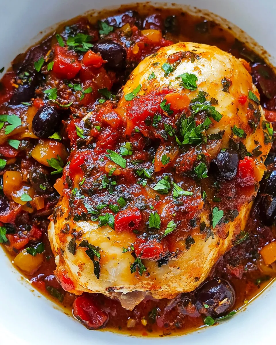 Easy Chicken Puttanesca recipe photo