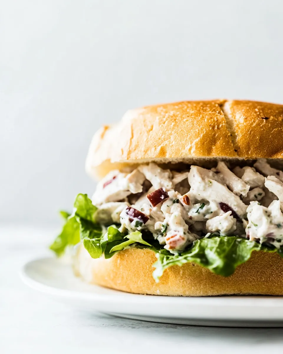 Homemade Chicken Salad Sandwich photo