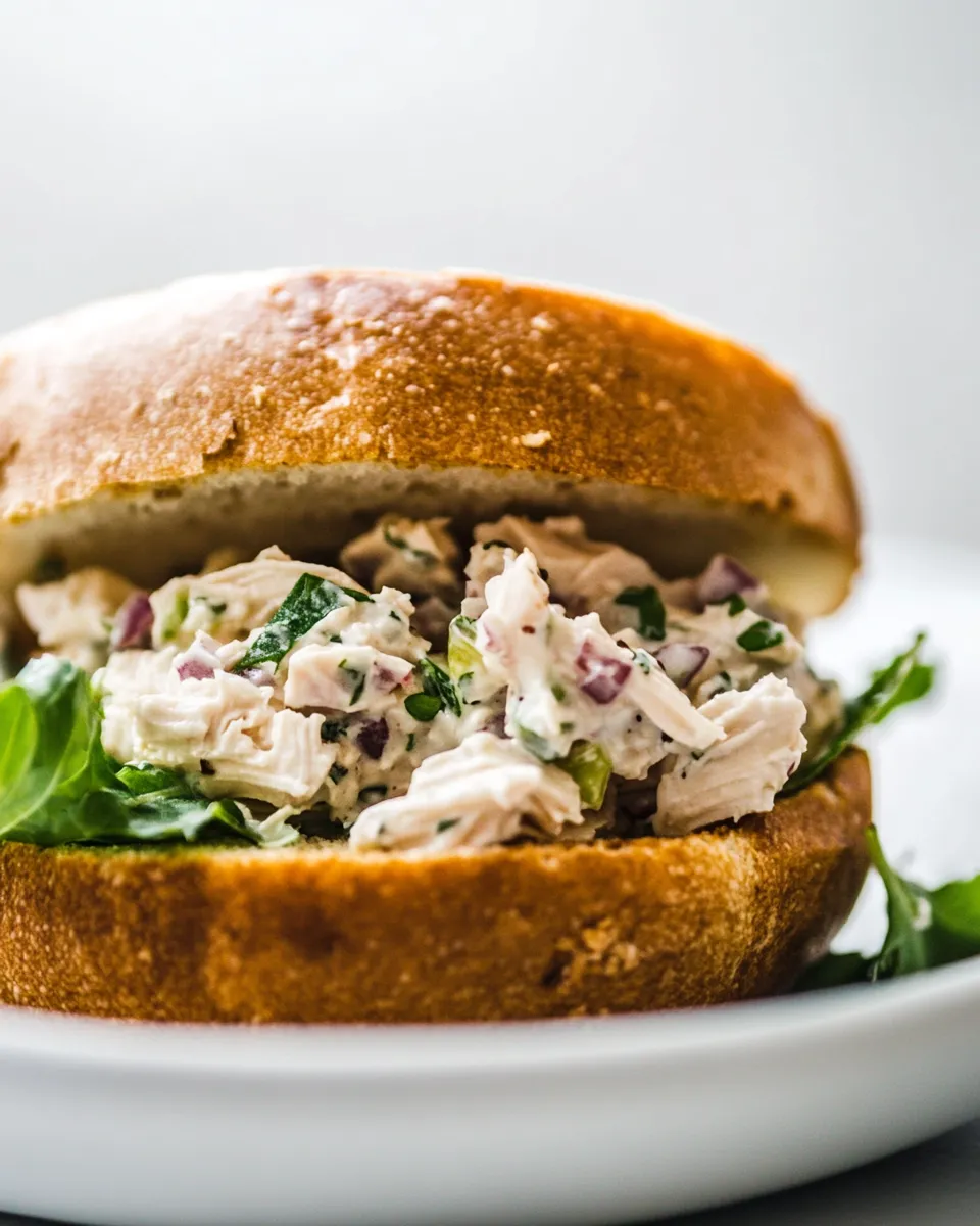 Easy Chicken Salad Sandwich recipe photo
