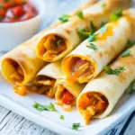 Homemade Chicken Taco Taquitos photo