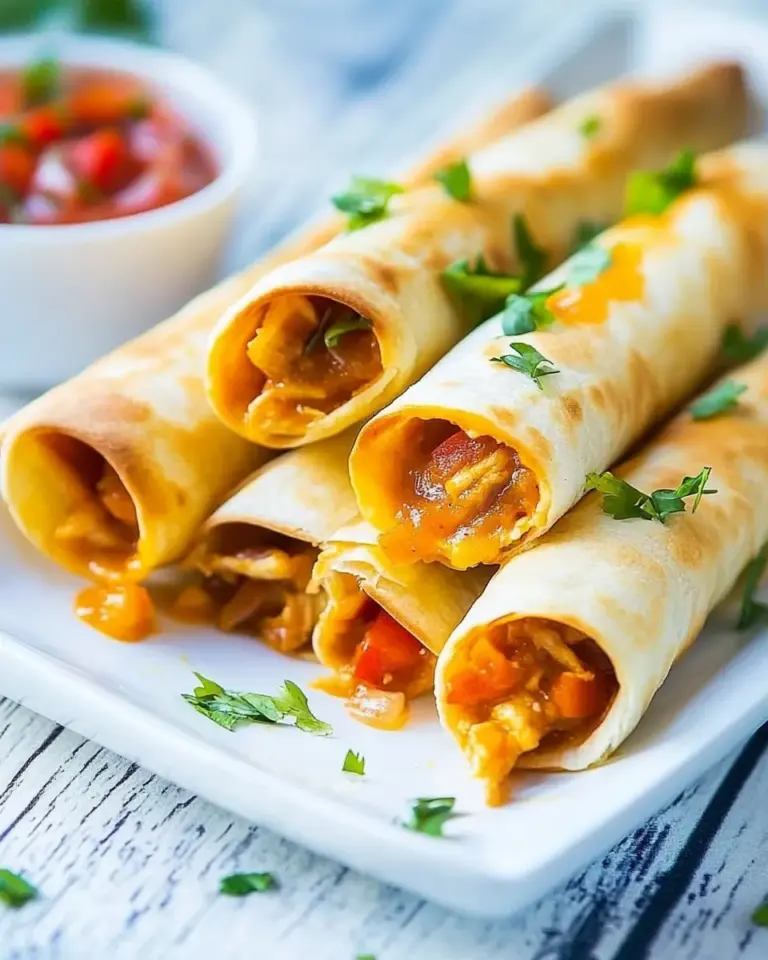 Homemade Chicken Taco Taquitos photo