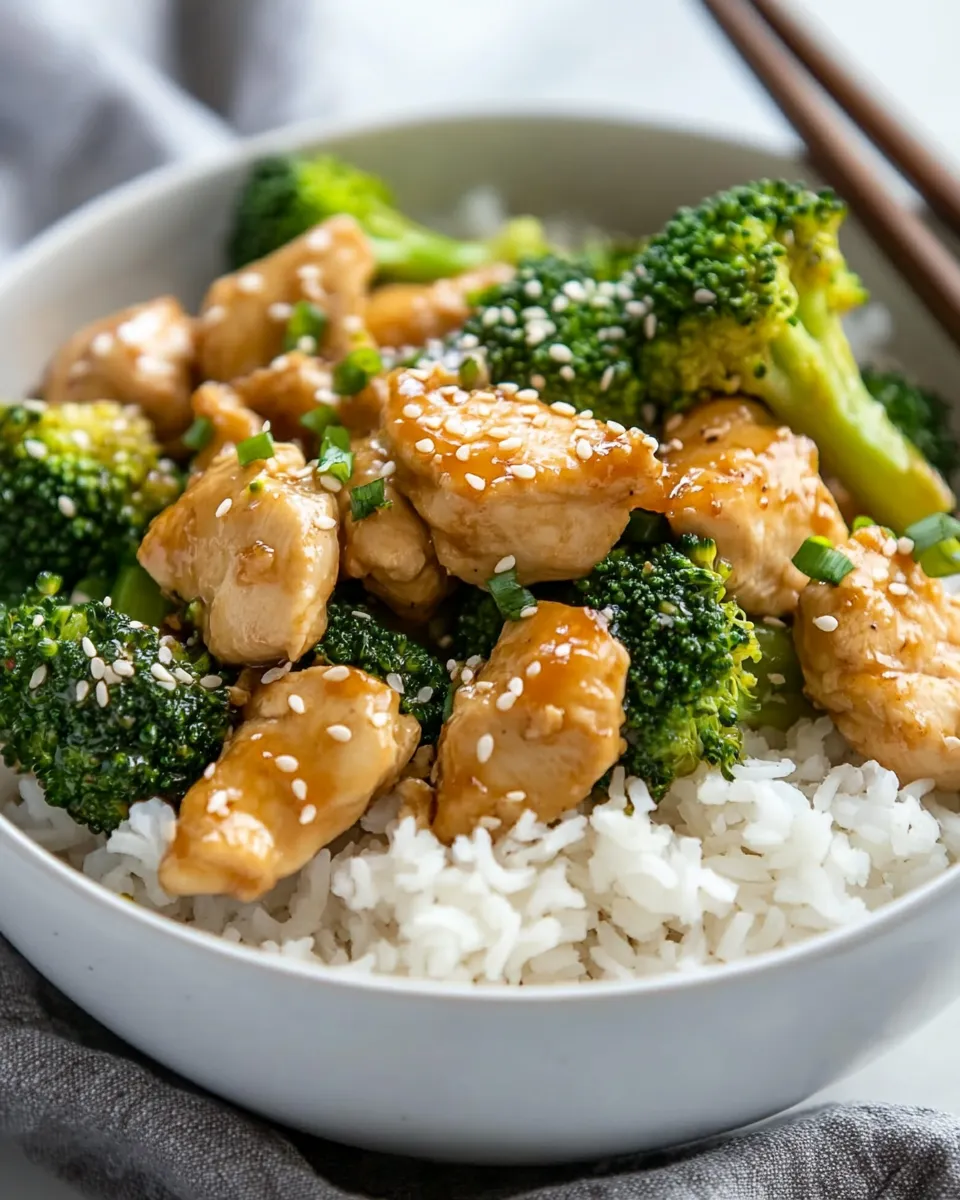 Savory Chicken and Broccoli Stir Fry dish photo