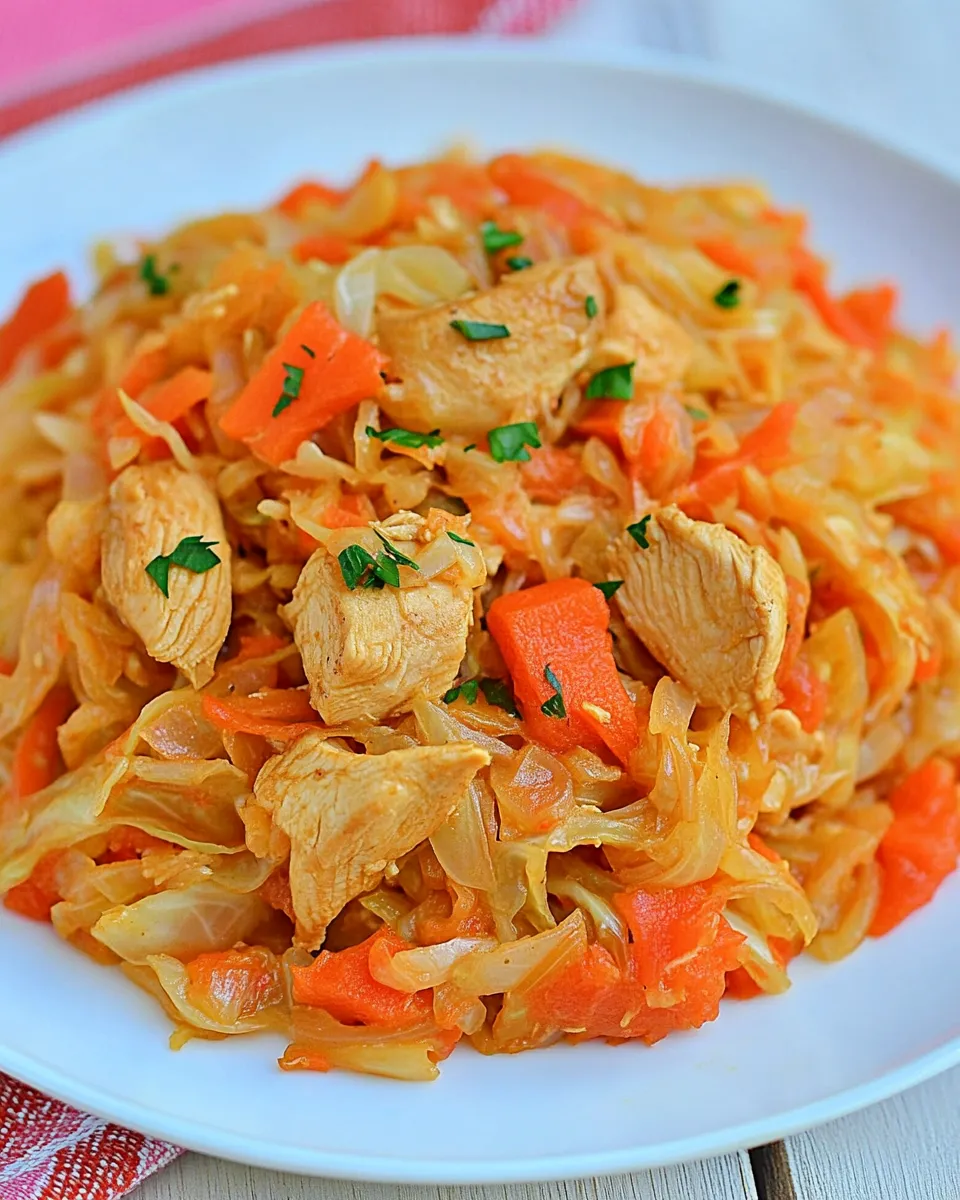Easy Chicken and Cabbage Stir Fry recipe photo