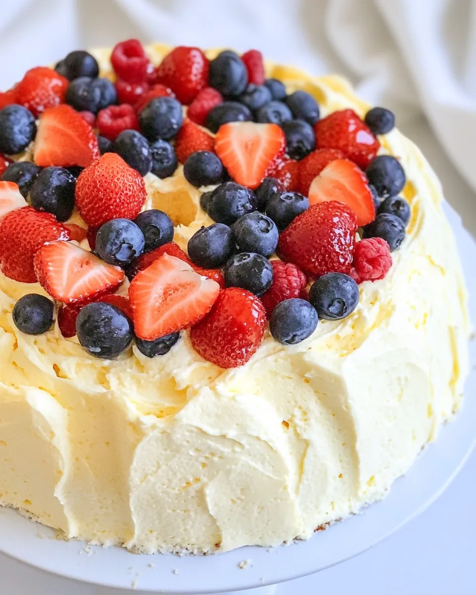 Delicious Chiffon Cake shot