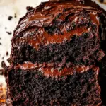 Homemade Chocolate Banana Cake with Espresso Fudge Frosting photo