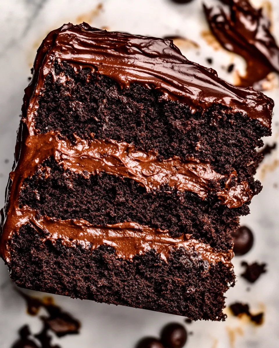 Classic Chocolate Banana Cake with Espresso Fudge Frosting image