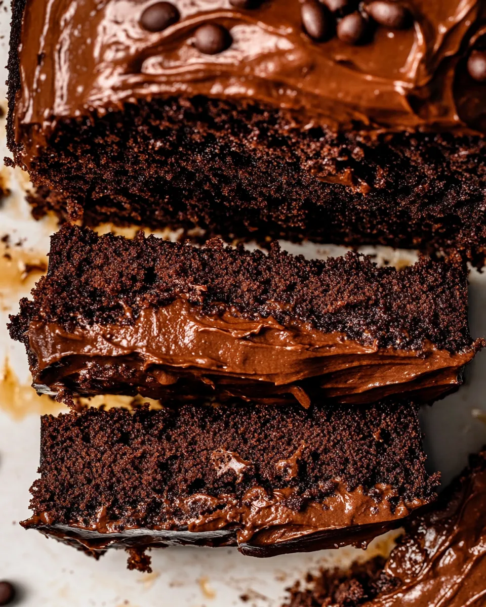 Easy Chocolate Banana Cake with Espresso Fudge Frosting recipe photo
