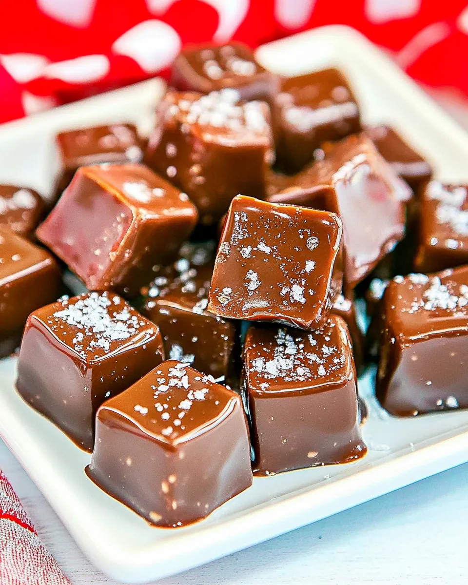 Easy Chocolate Caramels recipe photo