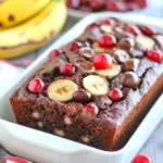 Homemade Chocolate Cherry Banana Bread photo