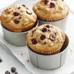 Homemade Chocolate Chip Banana Bread Muffins photo