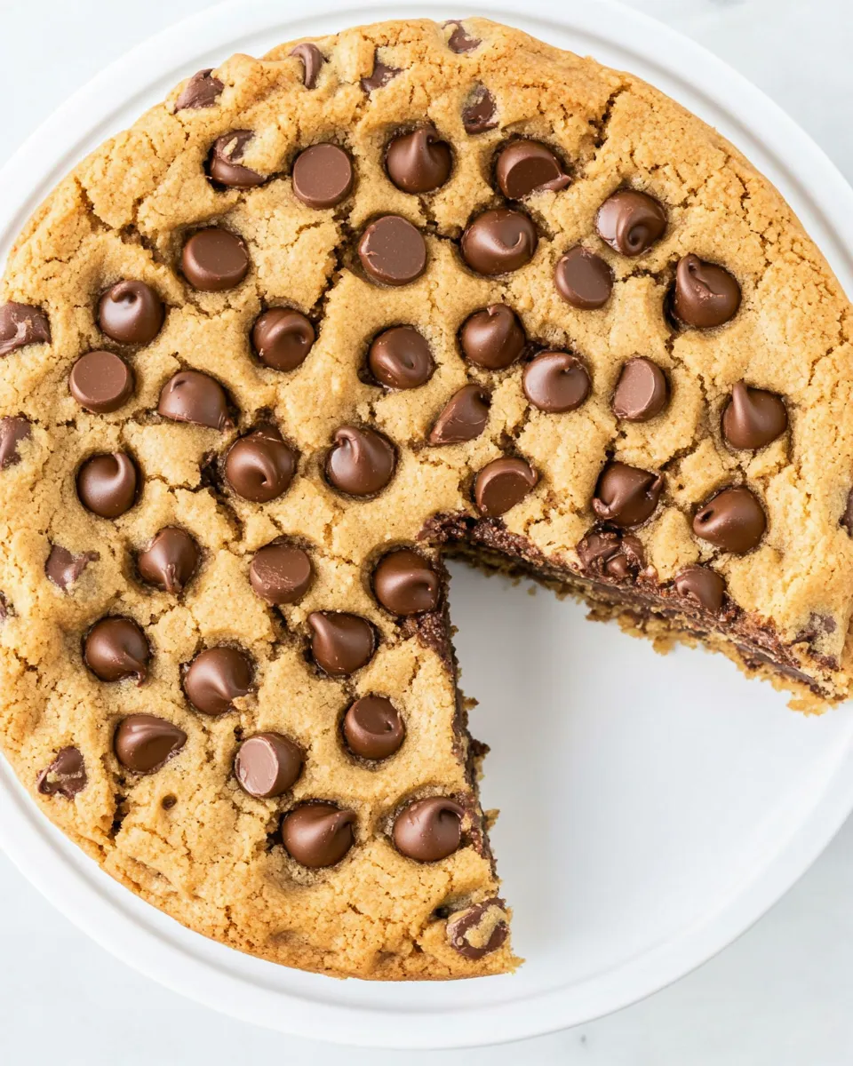 Classic Chocolate Chip Cookie Cake image
