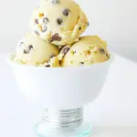Homemade Chocolate Chip Cookie Dough Ice Cream photo