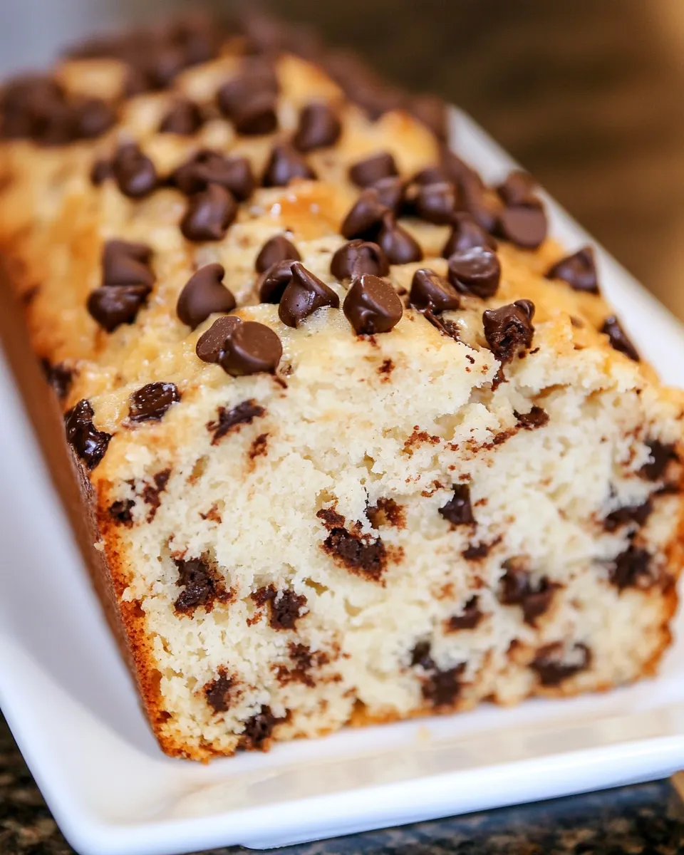 Homemade Chocolate Chip Loaf photo