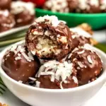 Homemade Chocolate Coconut Balls photo