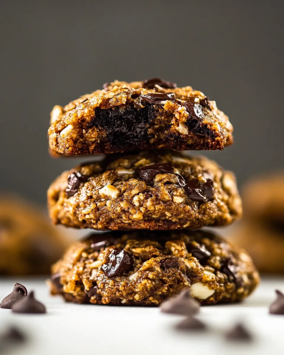Easy Chocolate Coconut Banana Bread Breakfast Cookies recipe photo