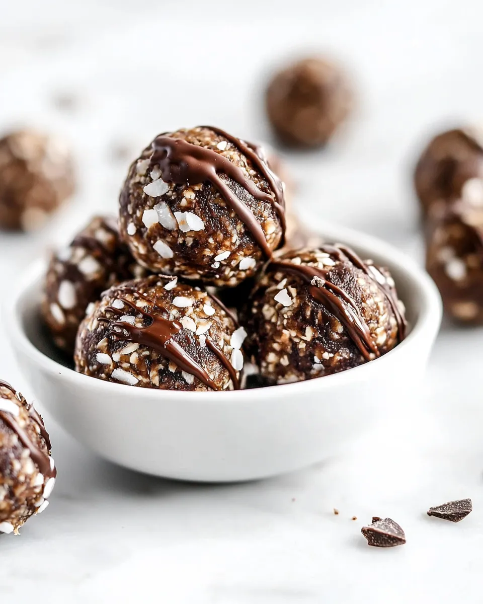 Delicious Chocolate Coconut Date Balls recipe photo
