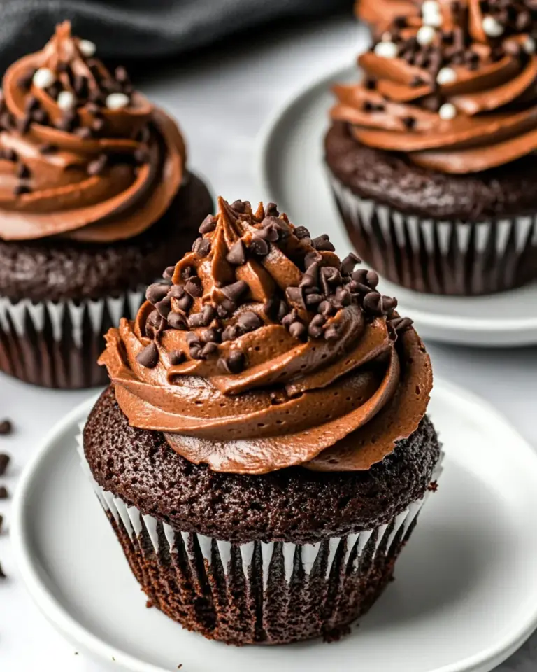 Homemade Chocolate Cupcakes photo