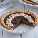 Homemade Chocolate Macaroon Pie photo