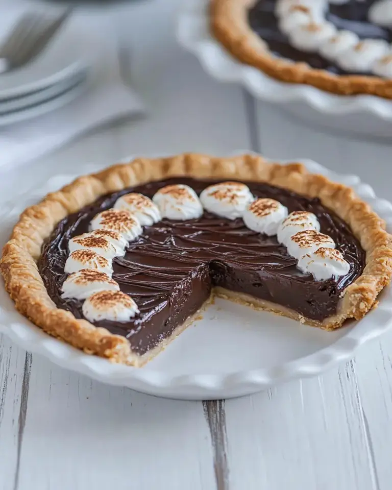 Homemade Chocolate Macaroon Pie photo
