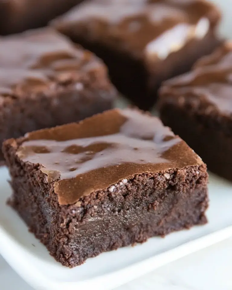 Homemade Chocolate Mascarpone Brownies photo