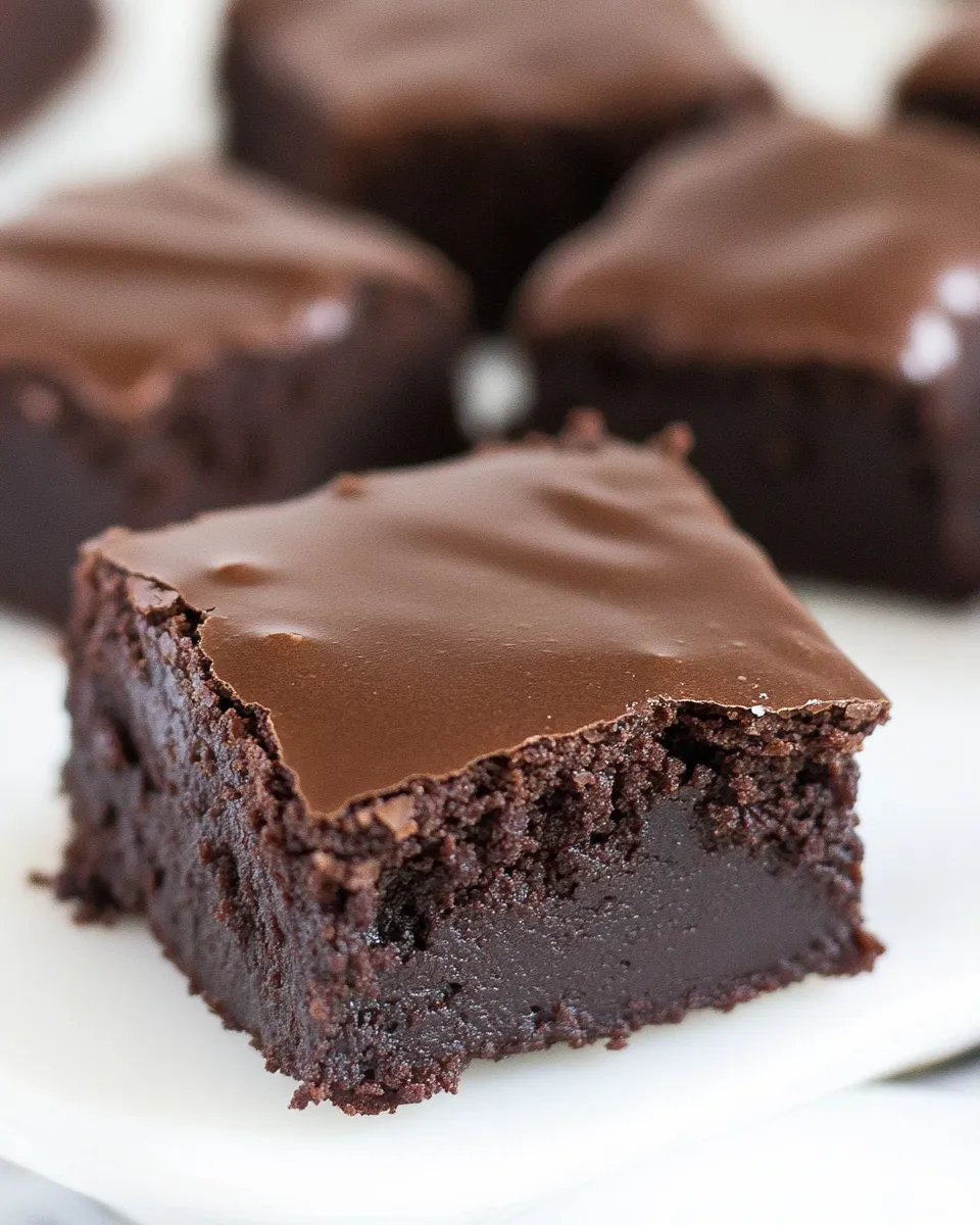 Easy Chocolate Mascarpone Brownies recipe photo