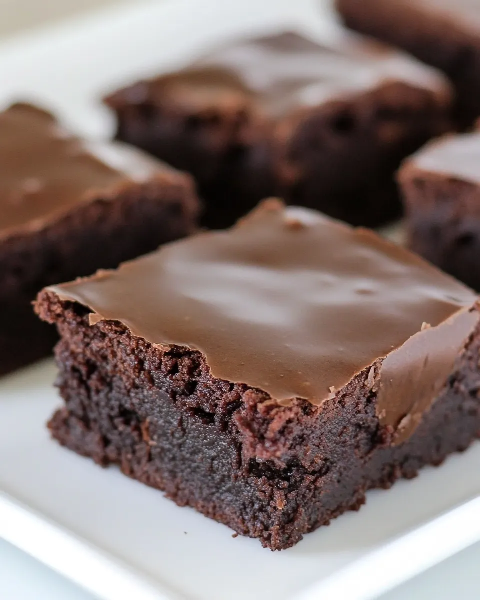 Delicious Chocolate Mascarpone Brownies shot