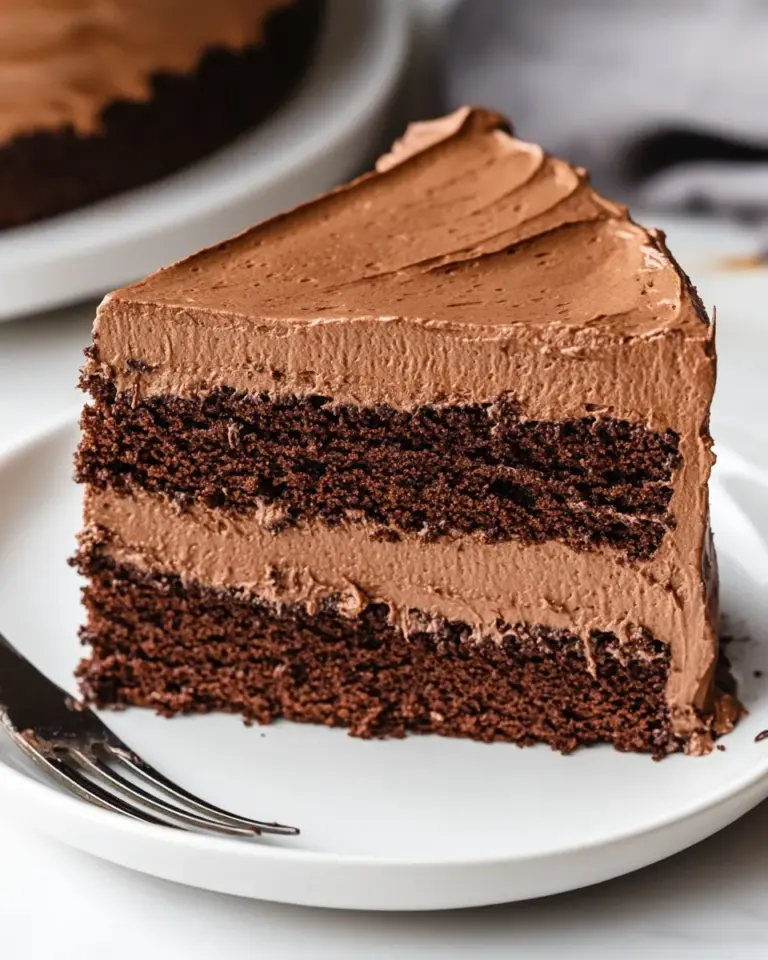 Homemade Chocolate Mousse Cake photo