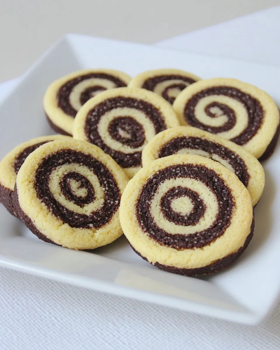 Delicious Chocolate Swirl Cookies image