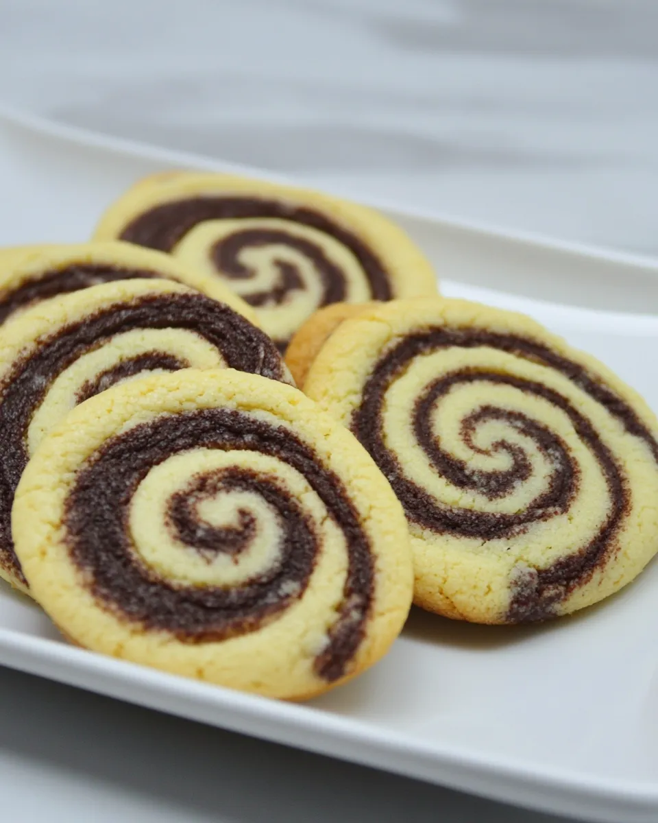 Easy Chocolate Swirl Cookies recipe photo