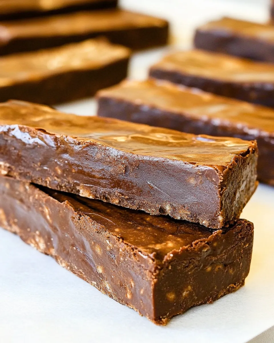 Homemade Chocolate Workout Bars photo