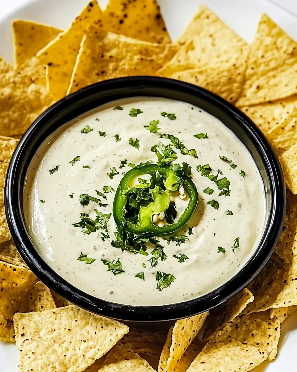 Delicious Chuys Creamy Jalapeno Dip recipe image