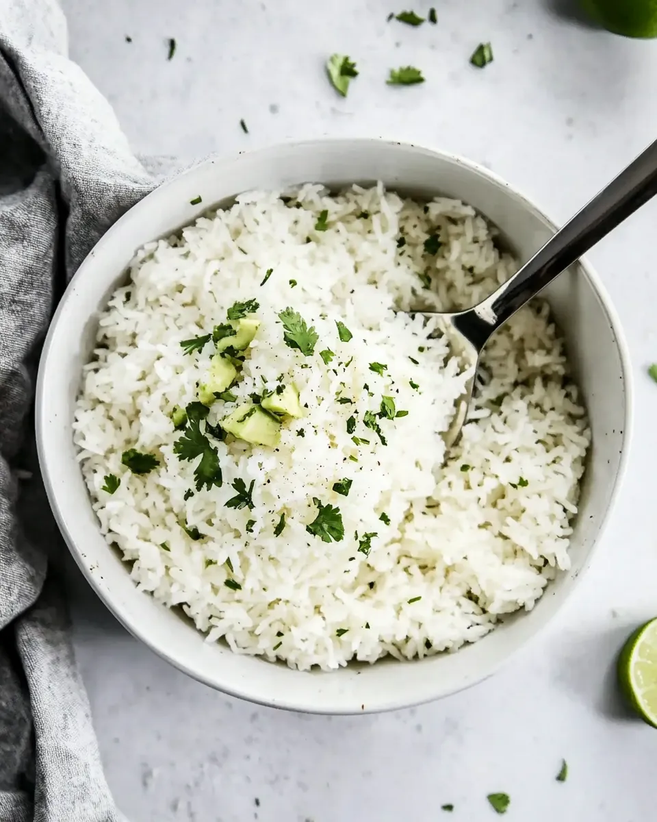 Fresh Cilantro-Lime Instant-Pot Rice (Chipotle Copycat) dish photo