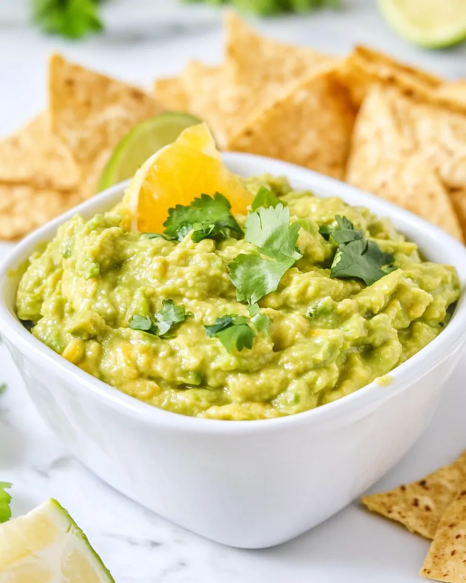 Homemade Citrus Guacamole photo