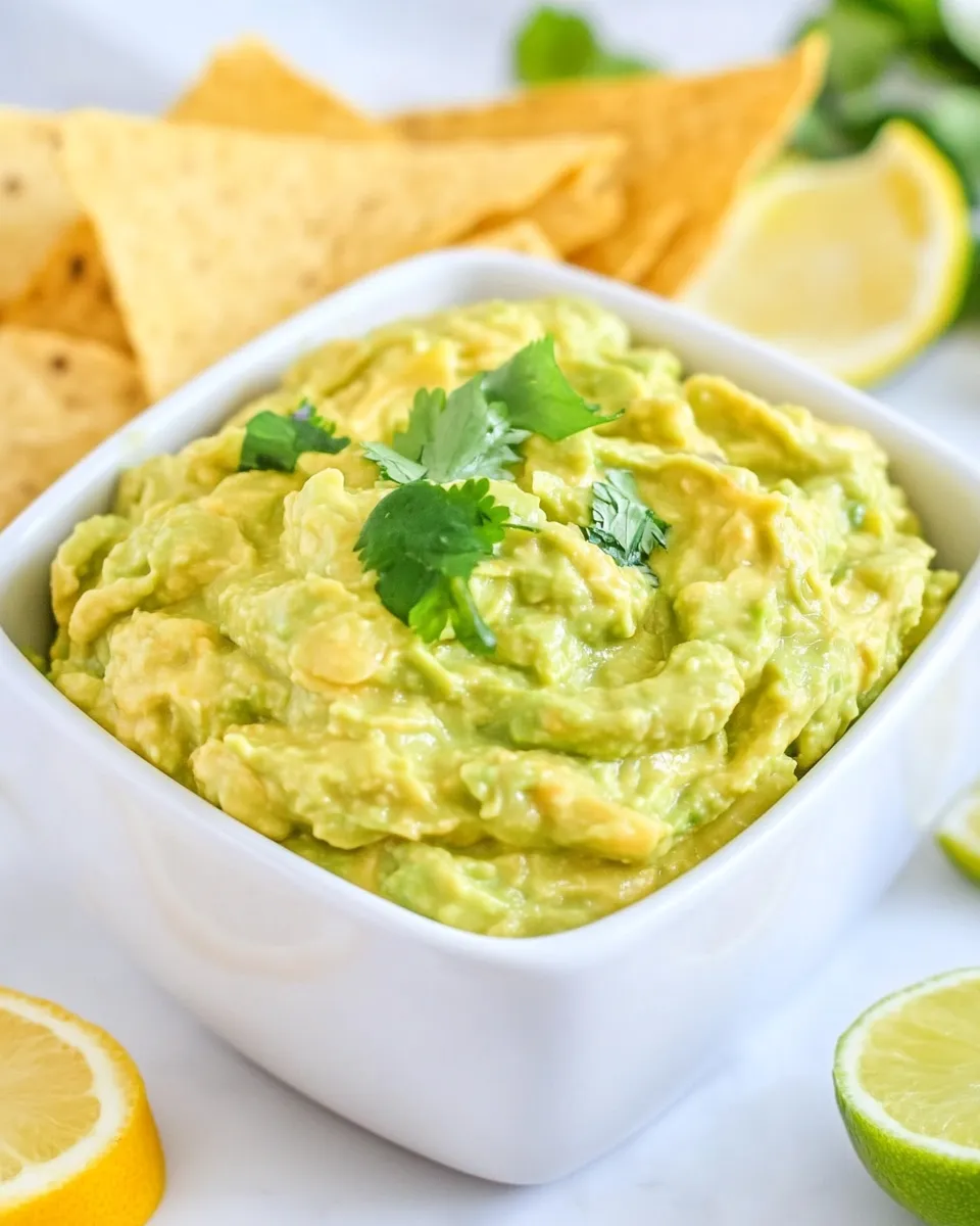 Delicious Citrus Guacamole shot