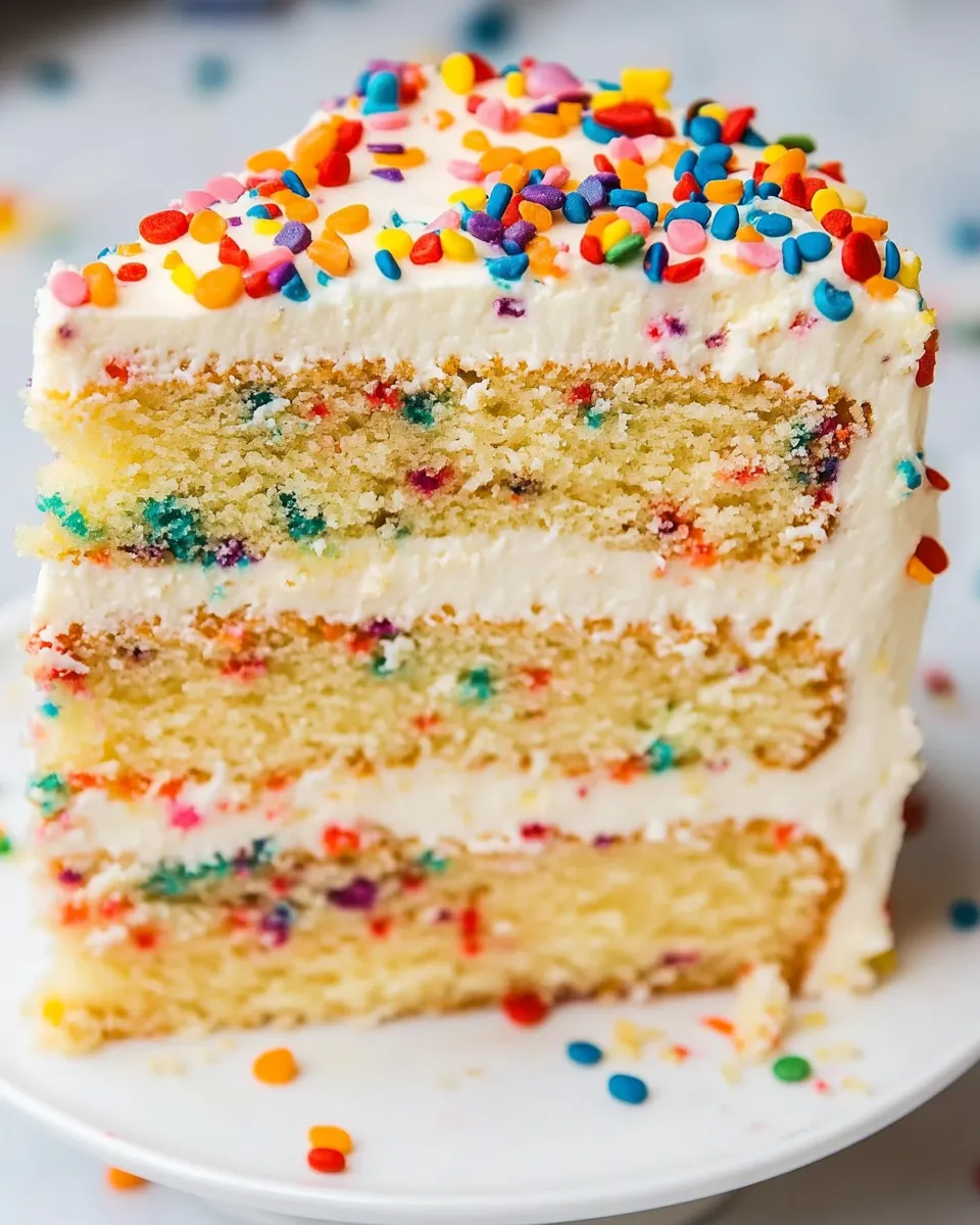Delicious Classic Birthday Cake Recipe shot