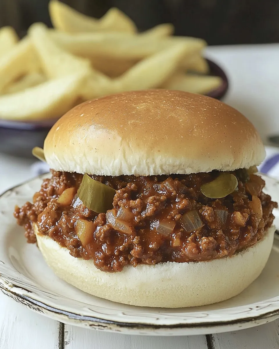 Easy Classic Homemade Sloppy Joes: A 20-Minute Family Favorite image