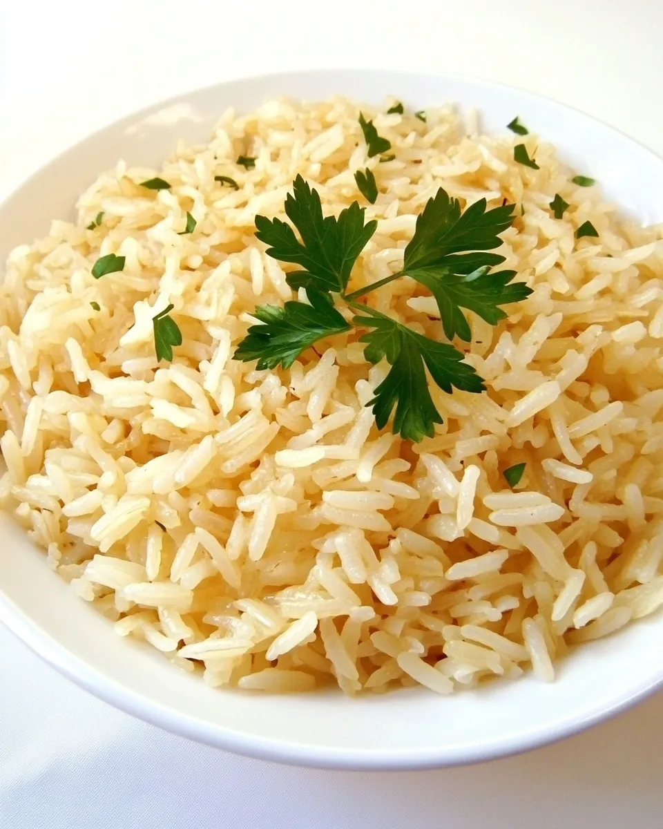 Quick Classic Rice Pilaf Recipe shot