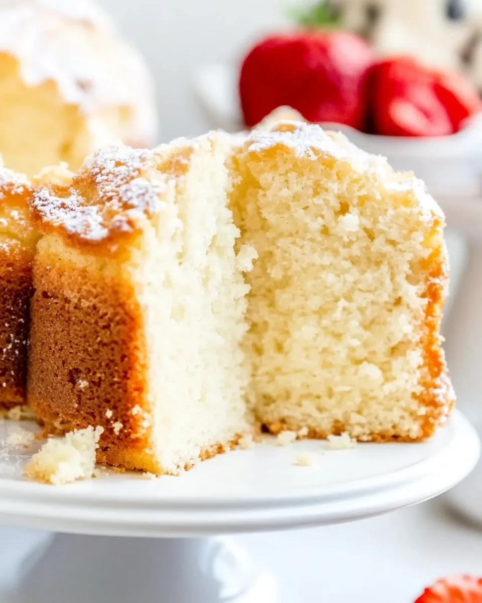 Tasty Classic Southern Pound Cake shot