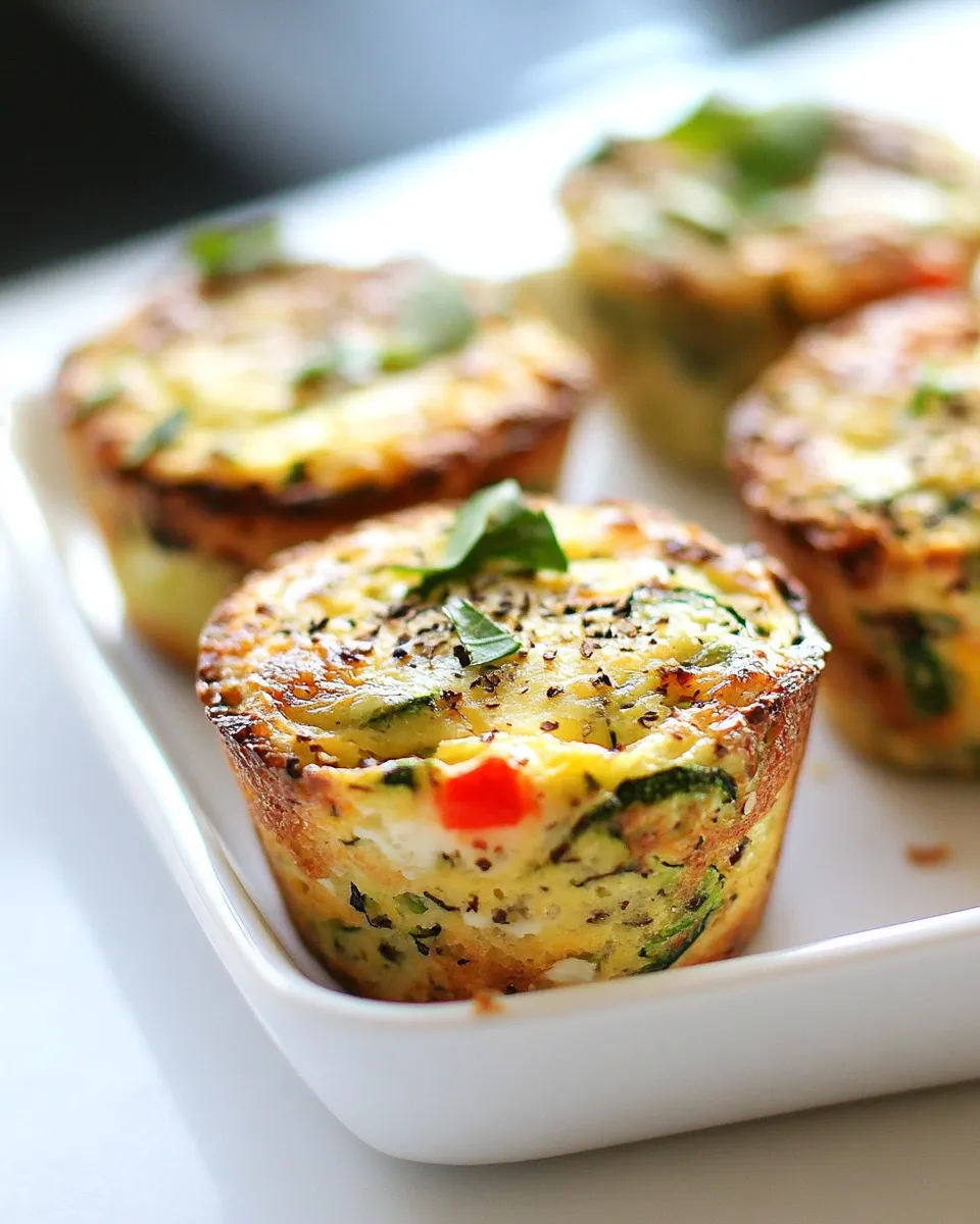 Delicious Clean Egg Zucchini Muffins image