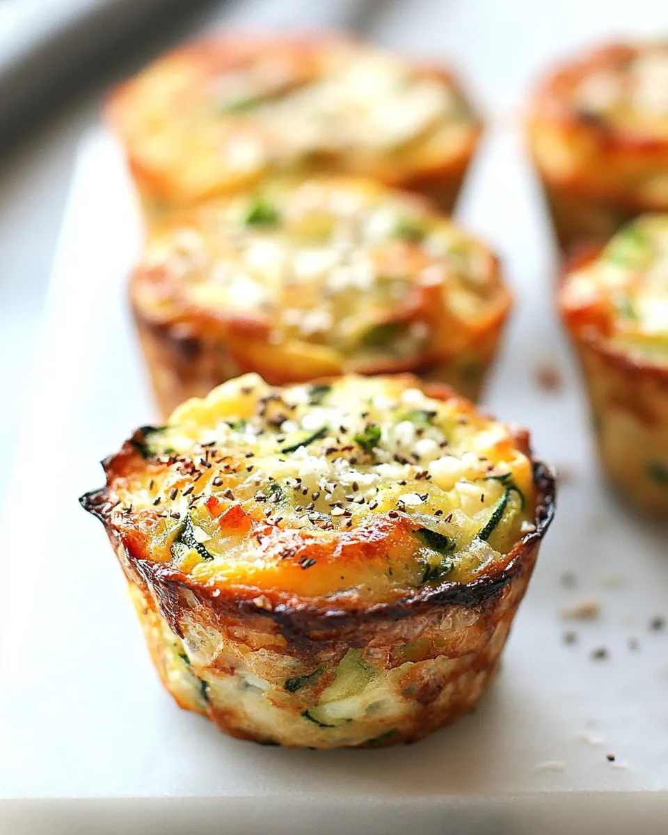 Easy Clean Egg Zucchini Muffins recipe photo